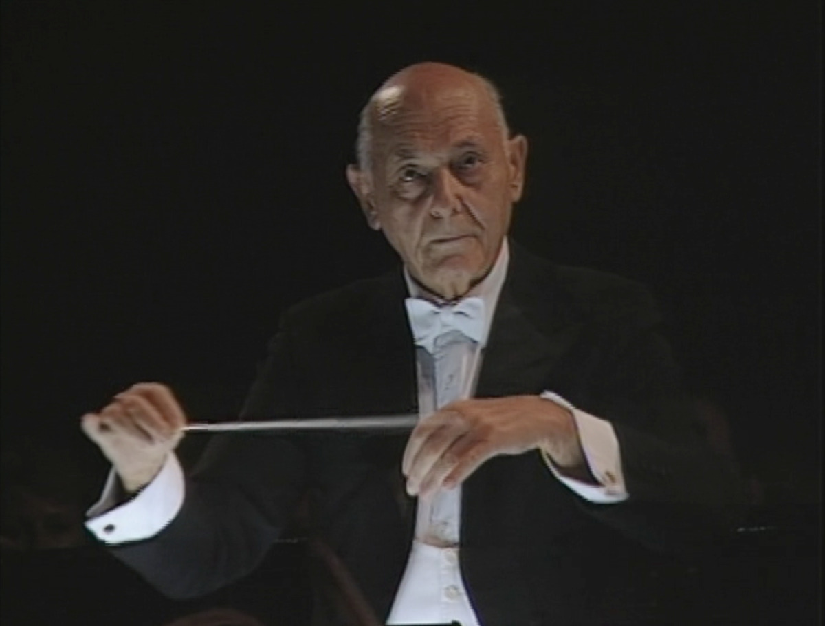 「椿姫」を指揮するサー・ゲオルグ・ショルティ(1994年)
