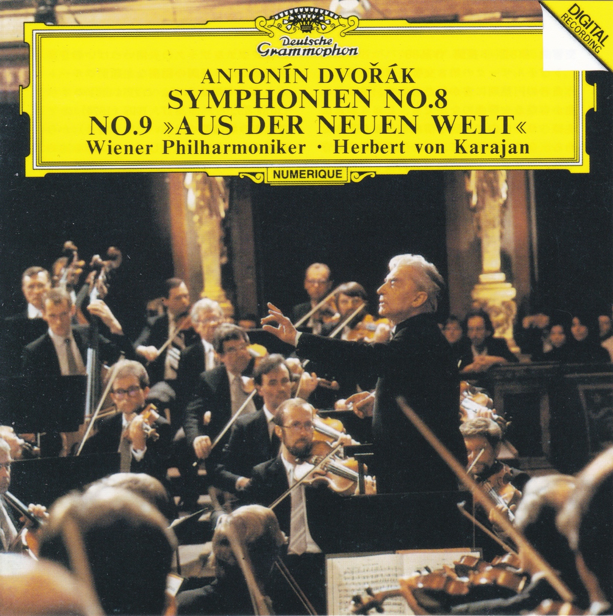 ドヴォルザーク交響曲第8番＆第9番 ヘルベルト・フォン・カラヤン／ウィーン・フィルハーモニー管弦楽団(1985年)