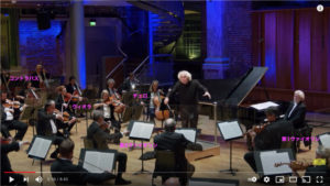 ロンドン交響楽団の弦楽器の配置