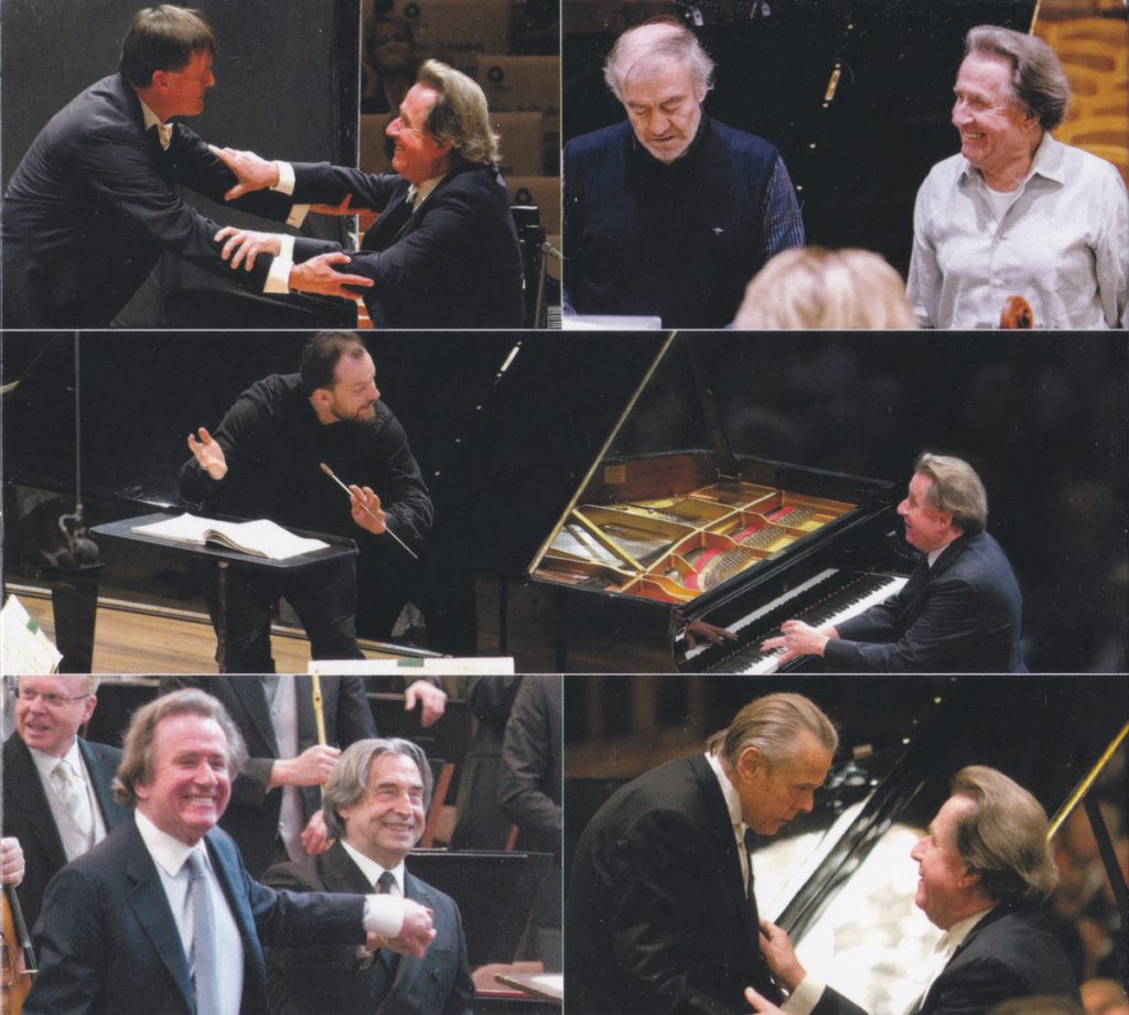 ルドルフ・ブッフヒンダー3回目のベートーヴェン　ピアノ協奏曲全集のCD内側のジャケット