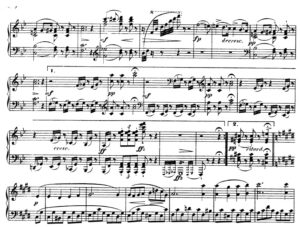 繰り返し記号があるシューベルトのピアノソナタD960の第1楽章