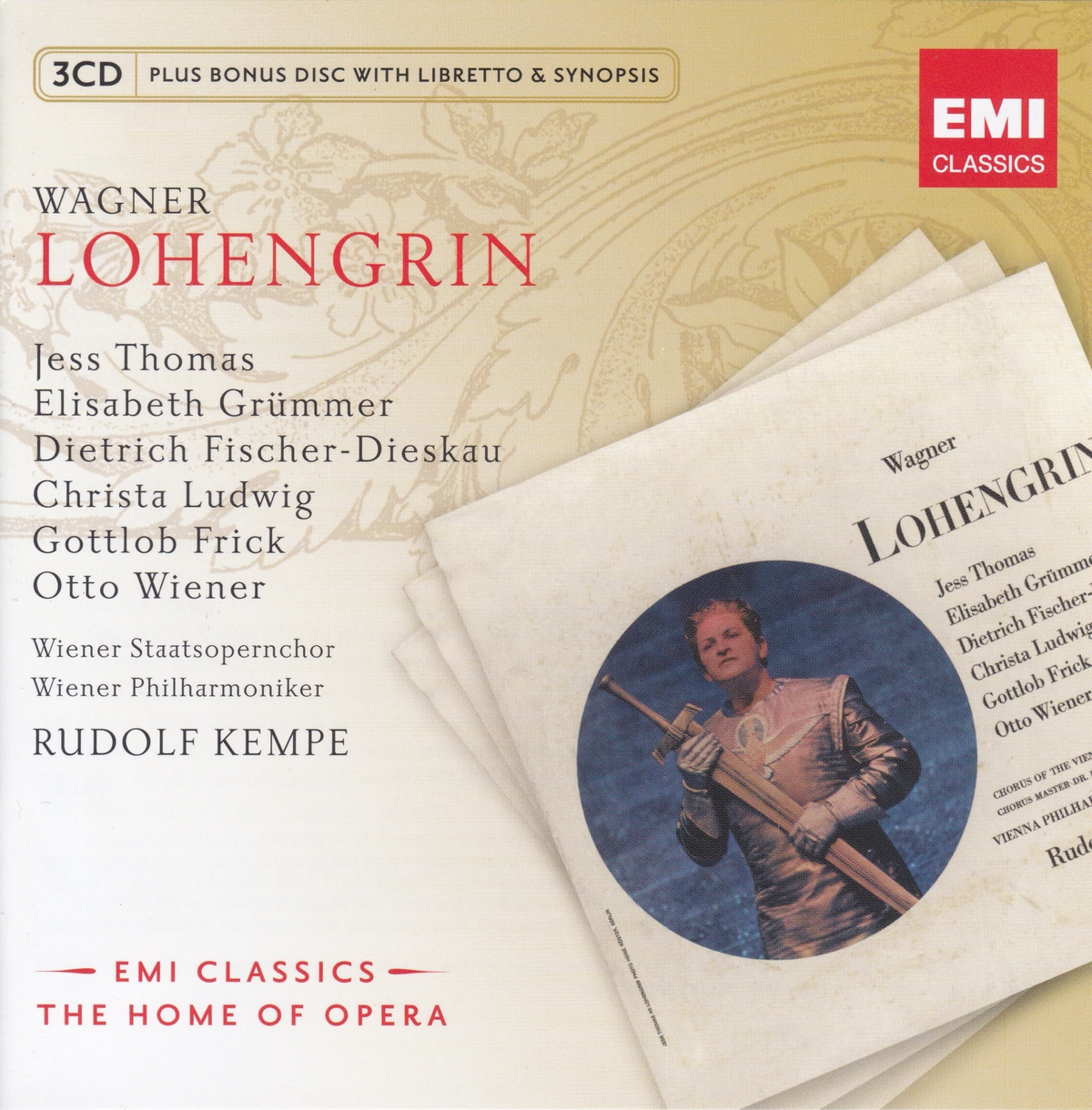 ヴァーグナー楽劇「ローエングリン」　ルドルフ・ケンペ／ウィーン・フィルハーモニー管弦楽団(1962-63年)