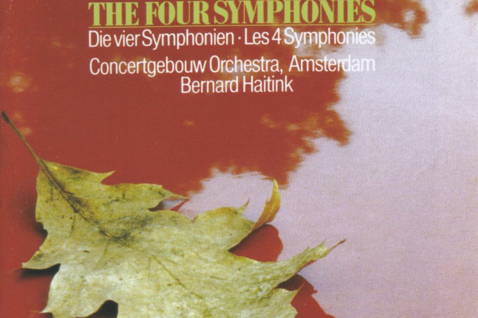 シューマン交響曲全集　ベルナルト・ハイティンク／ロイヤル・コンセルトヘボウ管弦楽団(1981-84年)