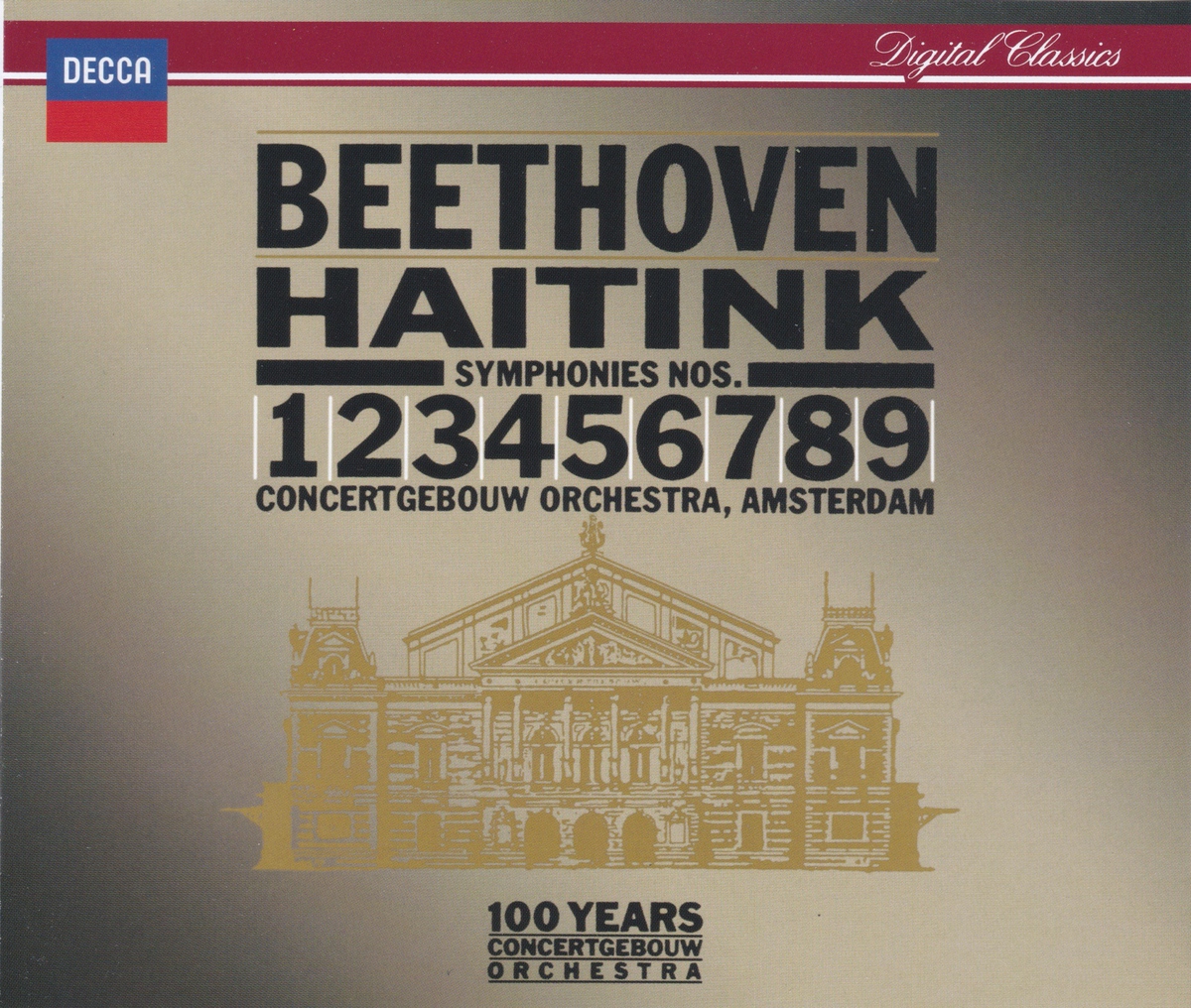 ベートーヴェン交響曲全集　ベルナルト・ハイティンク／ロイヤル・コンセルトヘボウ管弦楽団(1985-87年)