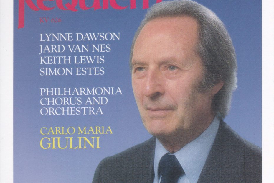 モーツァルト　レクイエム　カルロ・マリア・ジュリーニ／フィルハーモニア管弦楽団(1989年)