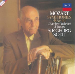 モーツァルト　交響曲第40番＆第41番　サー・ゲオルグ・ショルティ／ヨーロッパ室内管弦楽団(1984年)