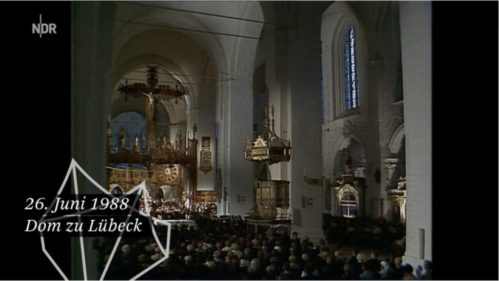 ギュンター・ヴァントと北ドイツ放送響による1988年6月23日のリューベック大聖堂でのブルックナー第9番の映像