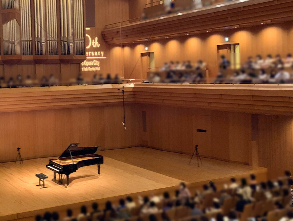 開演前の東京オペラシティ・コンサートホール (2023年3月4日撮影)