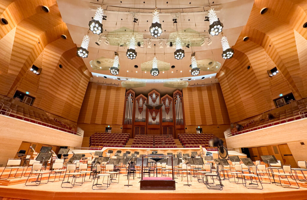 開演前のサントリーホール大ホール (2023年11月20日)